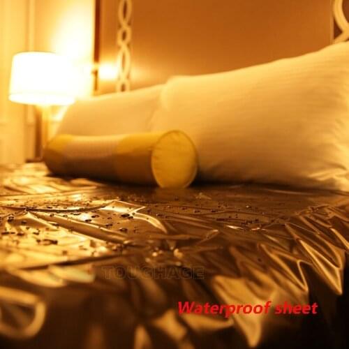 Waterproof Black Sex Bedding Sheet Couples Flirting Adult Game King Queen Single 3 size Mattress Cover Bedding sex Game Product