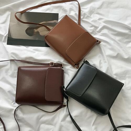 2019 Fashion Vintage ​​Shoulder Bag New High Quality Leather Lady Messenger Bag Women Shoulder Bag
