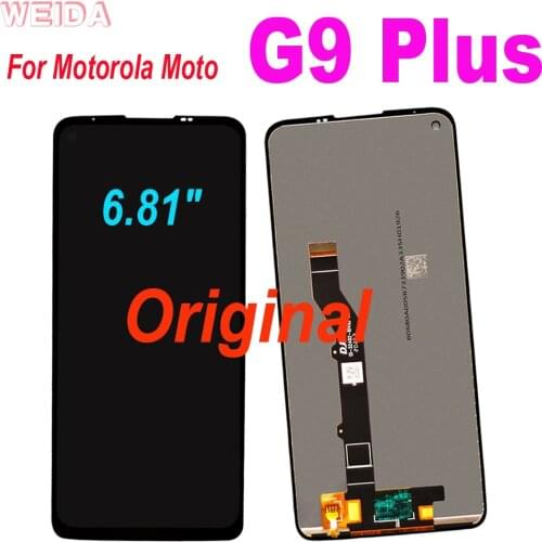 Original 6.81" LCD For Motorola Moto G9 Plus LCD Display Touch Screen Digitizer Assembly Replacement For Moto G9 Plus Display