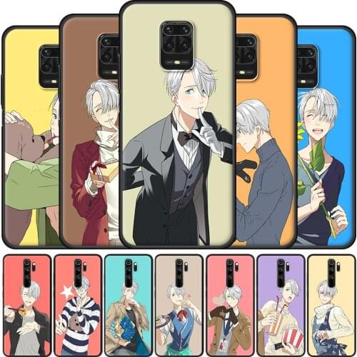 Victor Nikiforov Yuri on Ice Anime Phone Case for Xiaomi Redmi Note 9S 9 8 Pro 8T 7 9A 9C 7A 8A 9T K40 10 Pro Silicone Cover