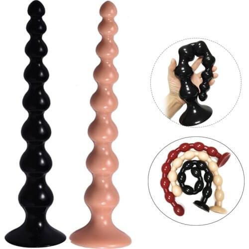 Long Anal Plug Large Dildo With Suction Cup Butt Plug Anus Backyard Masturbation Adult Sex Toys For Woman Men Prostate Massager