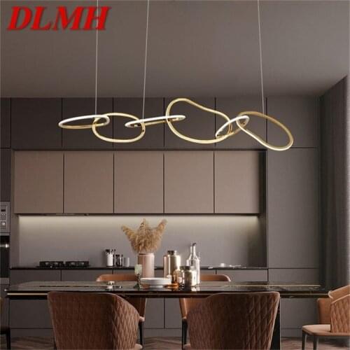 DLMH Pendant Lights Gold Nordic Contemporary Creative Home LED Lamp Fixture For Decoration Living Room