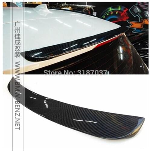 For BMW F15 X5 2015 2016 2017Carbon Fiber rear boot Wing Spoiler Rear Roof Spoiler Wing Trunk Lip Boot Cover Car Styling
