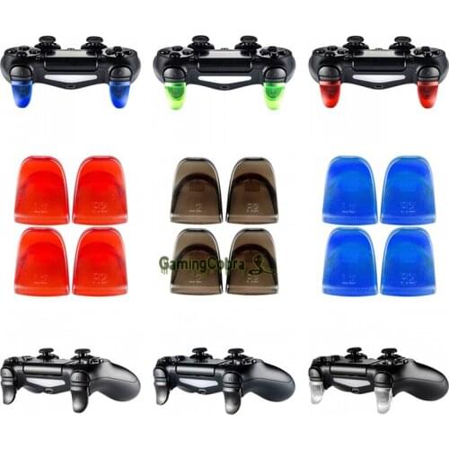EXtremeRate 2 Pairs L2 R2 Buttons Trigger Extenders for PS4 JDM-030 Controller