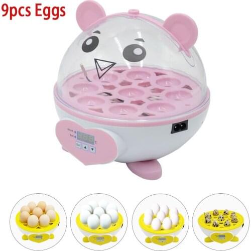 9 Egg Incubator Intelligent Breeding Professional Brooder Birds Duck Automatic Thermostat Breeding Digital Display Hatching Tool