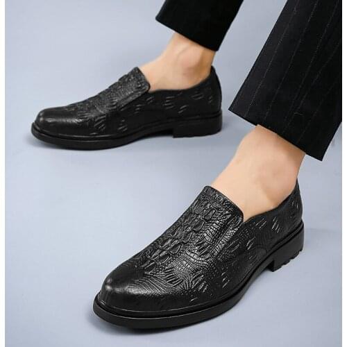 Mens Shoes Comfortable Business Casual Shoes Leather Office Soft Shoes Men Business Formal Shoes