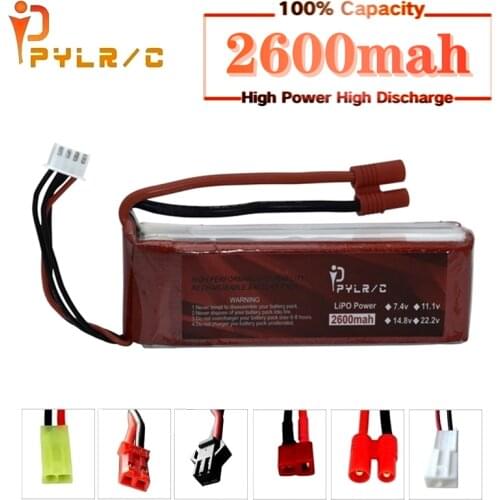 Upgrade 7.4v 2600mAh 45C Lipo battery For Rc Car 12428 12423 2S 903480 7.4V Battery for Syma X8C X8W X8G X8 RC Quadcopter Parts