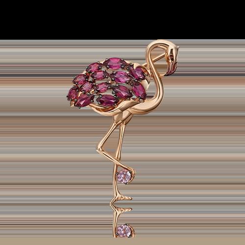 PLATINA Gold Brooches For Clothes