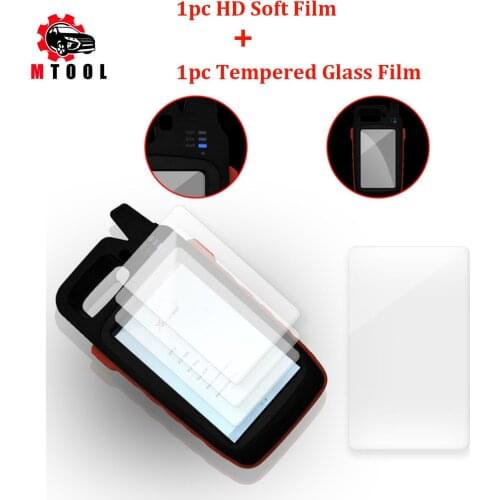Screen Protector Full Cover Normal HD Soft Film + Tempered Glass Film for Xhorse VVDI KEY TOOL MAX/Xhorse VVDI Key Tool Plus Pad