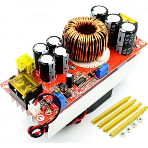 1500W DC-DC Step-up Boost Converter 10-60V to 12-90V 30A Constant Current Power Supply Module LED Driver Voltage Power Converter