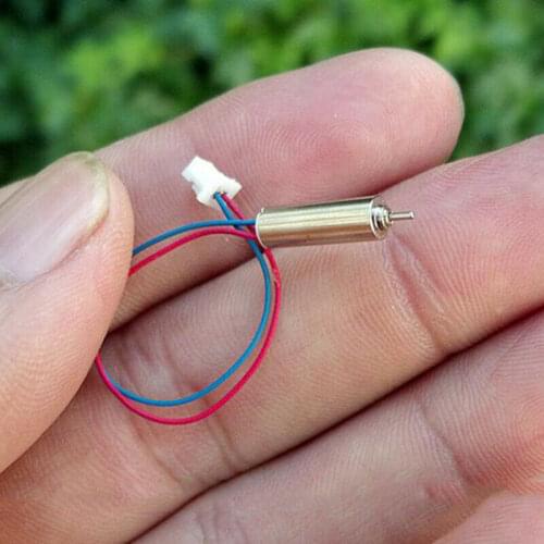 3PCS Mini 4*12mm 0412 Coreless Motor 2 Wires DC 5V 58000RPM Ultrahigh Speed NdFeB Strong Magnetic for RC Drone Model Toys