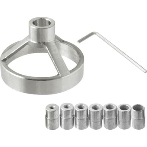 9 Pcs Woodworking 90° Vertical Drill Guide Hole Puncher Fixtures Wood Position