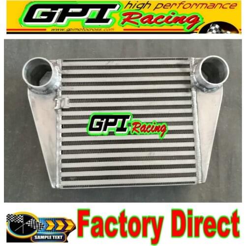 Aluminum INTERCOOLER V-MOUNT for MAZDA RX7 70mm 2.75" IN&OUTLET - FC3S 13B 470 x 300