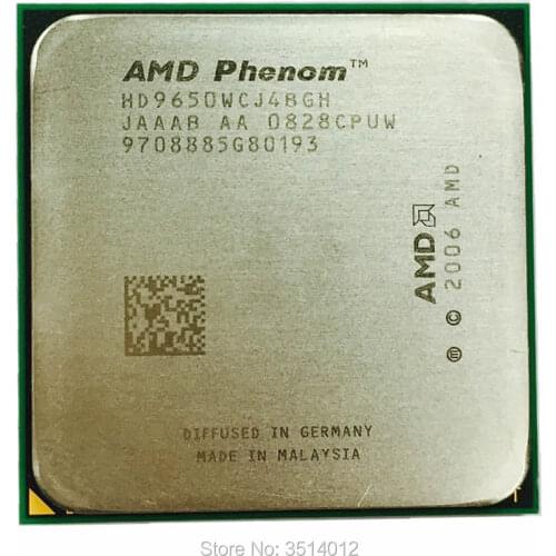 AMD Phenom X4 9650 2.3 GHz Quad-Core CPU Processor HD9650WCJ4BGH Socket AM2