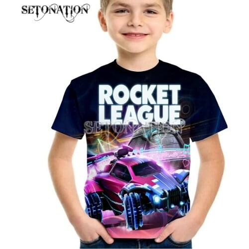 Rocket League Kids 3D Print fashion cool T Shirts Boys Girls T-shirts Toddler Tee Tops Camiseta Children Tshirts Gift