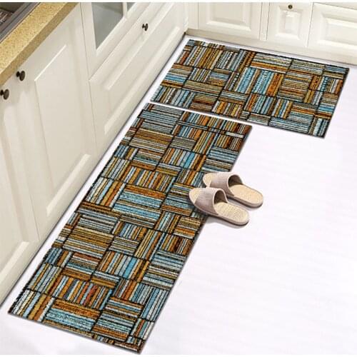 Long Kitchen Mat Set Anti-slip Area Rugs for Living Room Bedroom Balcony Porch Bathroom Bath Carpet Entrance Doormat