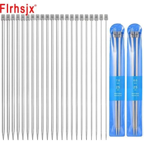 FLRHSJX Straight Knitting Needles