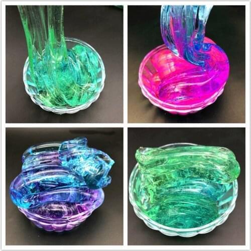 Diy Color Transparent Slime Glue Toys Supplies Clear Fluffy Slimes Foam Putty Plasticine Cloud Slime Ball Clay Kit For Kids