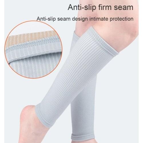 2PCS Compression Calf Sleeve Basketball Volleyball Support Elastic Cycling Leg Warmers Running Football Sport Leg Sleeve