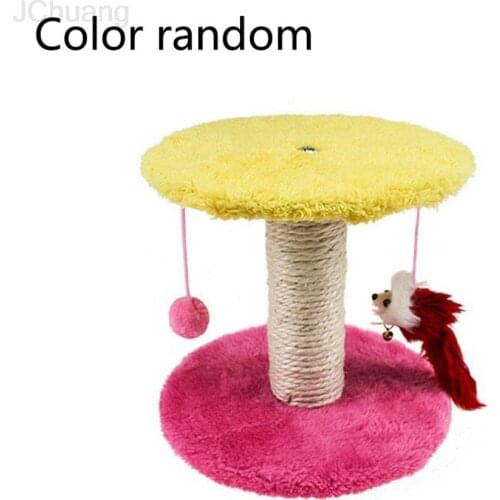 Cat Toy Cat Climbing Frame Cat Scratching Post Tree Scratcher Pole Furniture Gym House Cat Jumping Platform Random Color