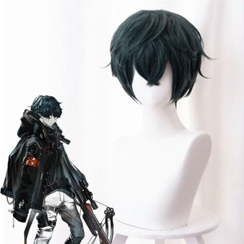 Ark Of Tomorrow Villain Boss Faust Mixes Dark Green Fluffy Micro - Curl Cosplay Anime Wig