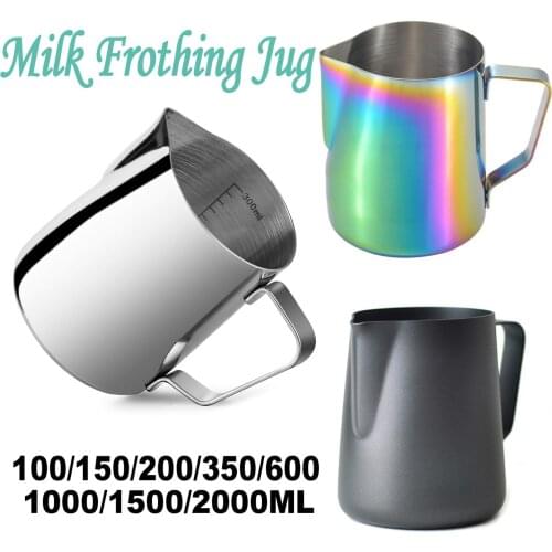 Stainless Steel Pitcher Milk frothing jug Espresso Coffee Pitcher Barista Craft Coffee Latte Milk Frothing Jug Latte Milk Mugs