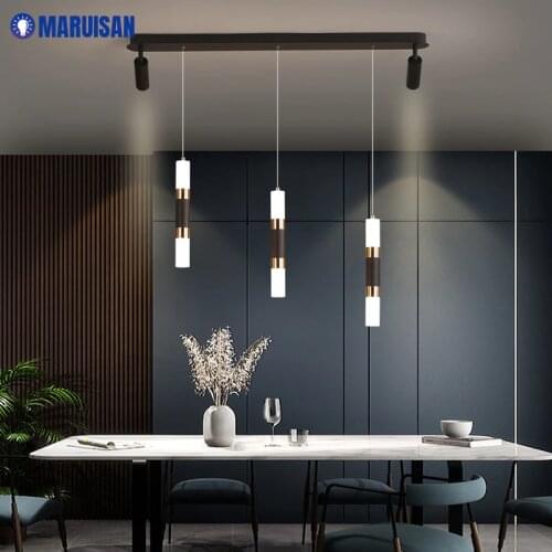Chandelier Light For Dining Tables Fashion New Modern Lamps Gold Frame Aluminum Dropshipping Indoor Fixture Light Lustres