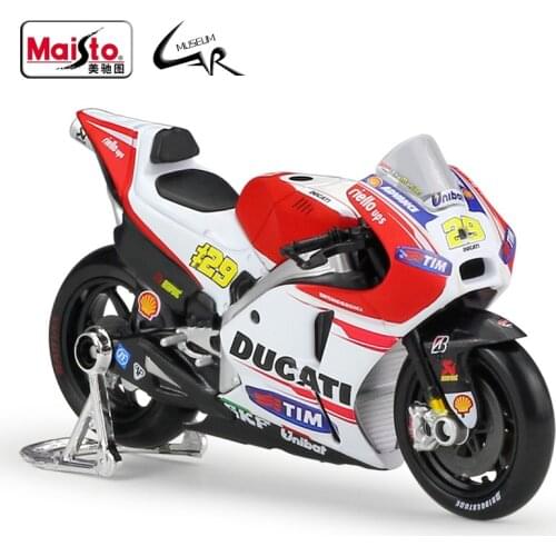 Maisto 1:18 Ducati MotoGP Model Car Simulation Alloy Motorcycle Metal Toy Car Childrens Toy Gift Collection