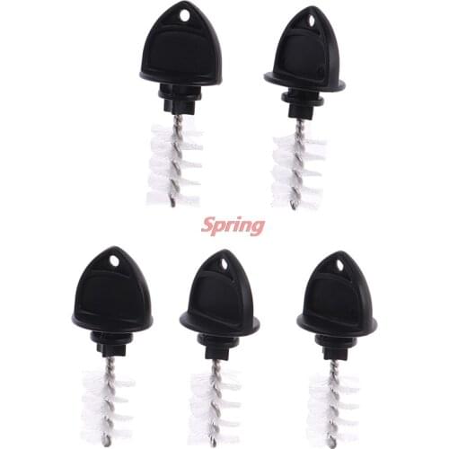 New 5pcs Draft Beer Tap Clean Sanitary Caps Brush Home Brew Beer Faucet Cap Plug Taproom Bar Accessories