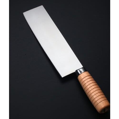 Peking Roast Duck Slicing Knife Tool Super Sharp Fast Kitchen Chef Knives Durable High Hardness Blade Wood Handle Slicer Cutter