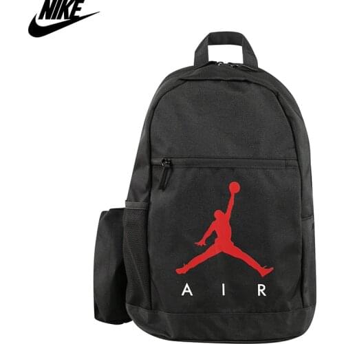 Original Nike Jordan Air School Backpack Child Backpack-Black 9B0503-023