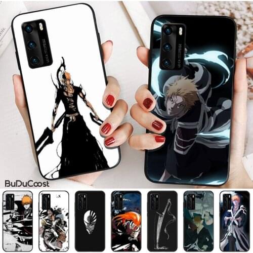 Bleach realm, real world Silicone Black Phone Case For Huawei P20 P30 P20Pro P20Lite P30Lite Psmart P10 9lite