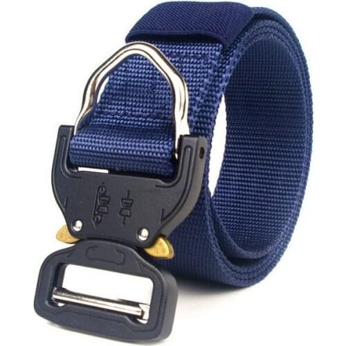 Outdoor Mens Tactical Belt Military Nylon Pin Multifunctional Training Quick Release Strap Buckle Breathable Women Waist Belts