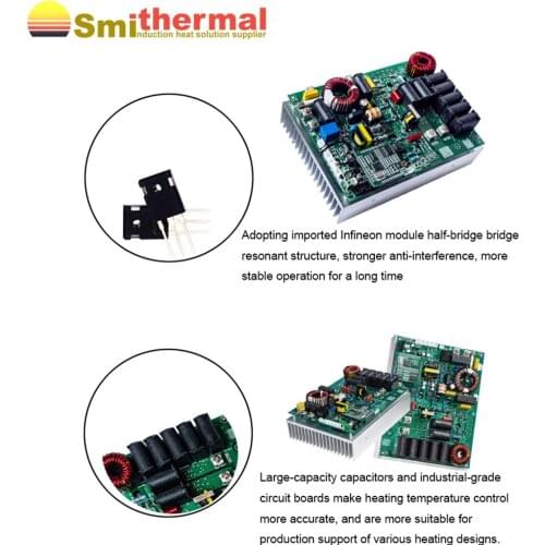 Electromagnetic Heating Frequency Conversion Adjustable Output Induction Coil Drive Control Board