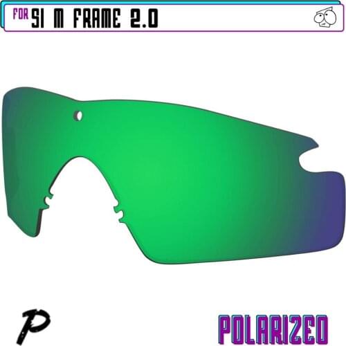 EZReplace Polarized Replacement Lenses for - Oakley Si M Frame 2.0 Sunglasses - Green P