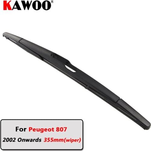 KAWOO Car Rear Wiper Blade Blades Back Window Wipers Arm For Peugeot 807 Hatchback (2002 Onwards) 355mm Auto Windscreen Blade