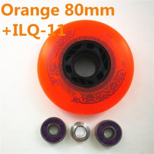 Slide 88A Original T&B Inline Skates Wheel for Sliding FSK Street-brush Skating, Durable PU for SEBA Skates 80mm 76mm 608 Rodas