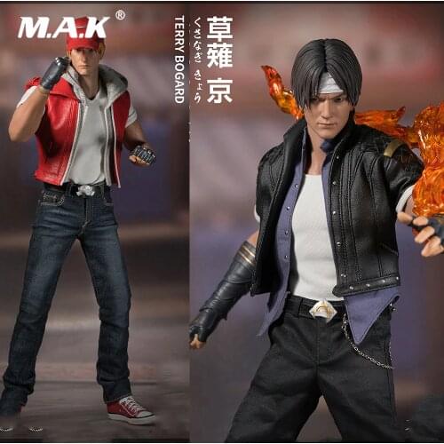 In Stock KF007/KF009 1/6 Japanese Game Characters Full Set Male 12'' Action Figure Terry Bogard/Kyo Kusanagi Model for Fans Gift