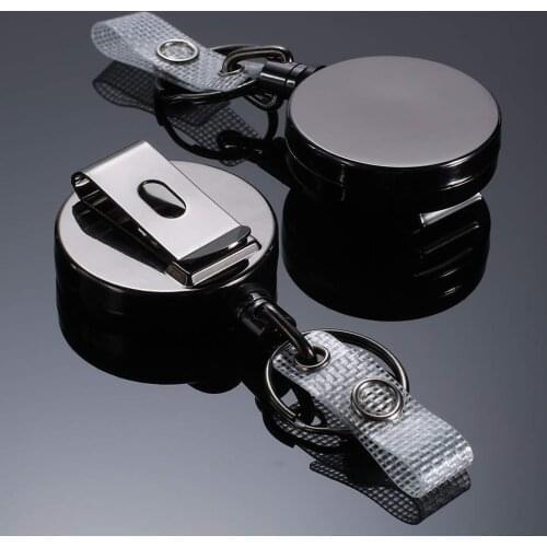 Nurse Doctor Retractable Badge Reels with Vertical Style Transparent ID Business Card Work Card Badge Holder Office Supplies