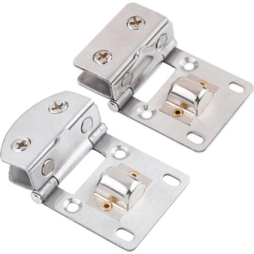 1Pcs Glass Door Hinge For Bookcase Showcase Wine Rack Glass Cabinet Door Hinge Free Punch