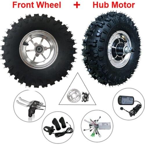 13 inch Ebike Conversion Kit 13'' Off-Road Electric Wheel Hub Motor 24-48v 350W-800W BLDC 12-50km/h With Reversing