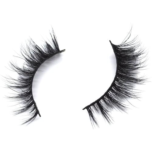 3D Mink Eyelash Real Mink Eyelashes Handmade Crossing Lashes Individual Strip Thick 6D Lashes Lash Fake Eyelashes Makeup MEP037