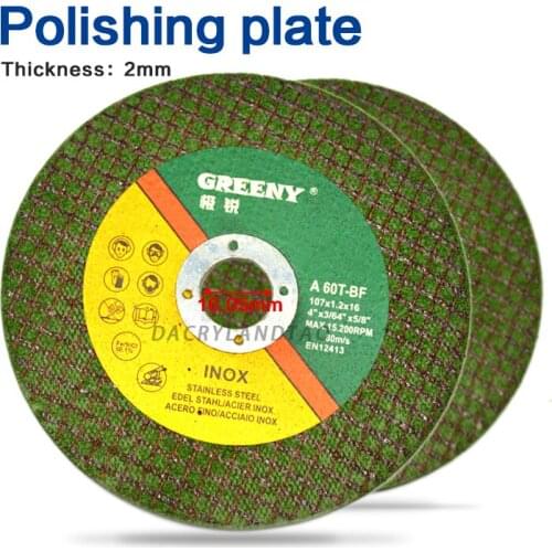 5 pieces 3" Resin Cutting Slice Grinding Disc for Stainless Steel & Metal Angle Grinder Tools