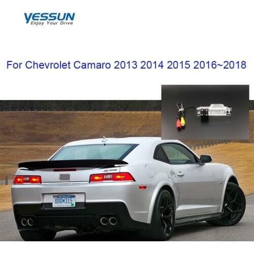 Car Rear view brackup HD Camera For Chevrolet Camaro 2013 2014 2015 2016 2017 2018 backup Camera/license plate camera