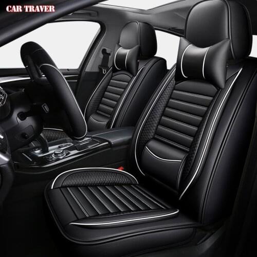 CAR TRAVEL Leather car seat covers For Hyundai solaris ix35 i30 ix25 i20 Elantra accent tucson Sonata auto accessories