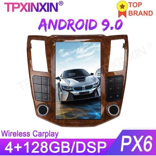 4G+128GB Android 10.0 For Lexus RX RX300 RX330 RX350 RX400H Car GPS Navigation Car Player Radio Stereo Tape Recorder Head Unit