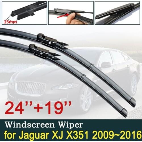 Car Wiper Blade for Jaguar XJ X351 2009~2016 2010 2011 2012 2013 2014 2015 Front Windscreen Windshield Wipers Car Accessories