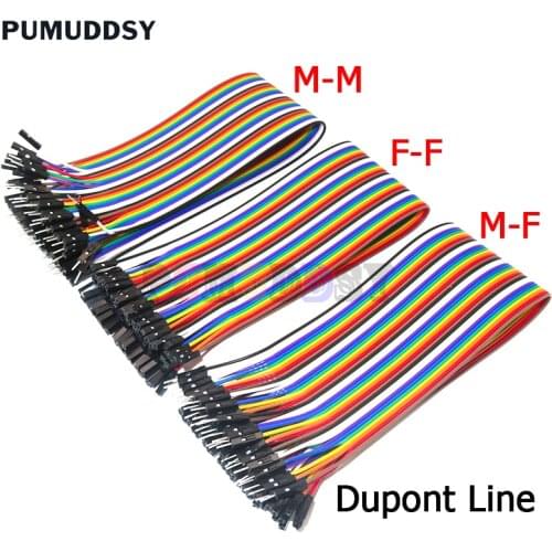 Dupont Line 10CM 20CM 30CM 40Pin Male To Male + Male To Female And Female To Female Wire Dupont Cable For DIY KIT