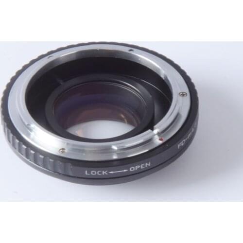 Focal Reducer Speed Booster Turbo adapter ring for canon FD Lens to m4/3 mount camera GF6 E-PL6 GX1 GX7 EM5 EM1 E-PL5 BMPCC