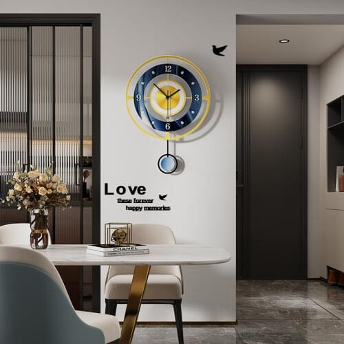 MEISD Creative Wall Clock Modern Design Watch Pendulum Home Interiors Living Room Decoration Quartz Silent Horloge Free Shipping